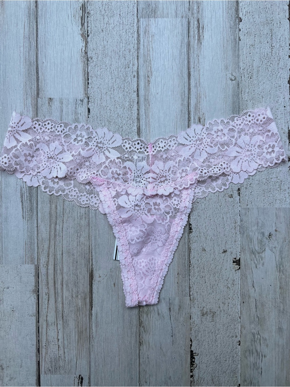 Victoria’s Secret Lace Thong Panty - Light Pink